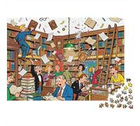 Antique Bookshop Reading Nook Puzzle en Bois Imperméable Puzzles De 1000 Pièces pour Adultes Coloré Jeux De Stimulants