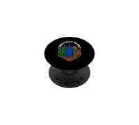 Antique Bottle Hunting Cobalt Blue Or Bust Hobby PopSockets PopGrip Adhésif