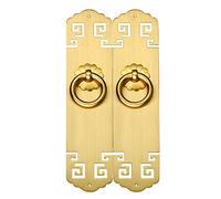 Antique Brass Drop Pull Handles - Set of 2, Vintage Drawer & Cupboard Hardware for Kitchen, Wardrobe, Cabinet, Chest of Drawers 10/12/13/15/16/18/19/22cm(Side length bronze color:13cm)