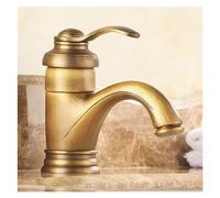 Antique Copper Single Handle Bathroom Cold Hot Water Mixing Mixer Tap ，Faucet Kitchen taps for Sink