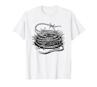 Antique Fil Barbelé Motif Guide De Terrain Collectionneur T-Shirt
