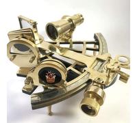 ANTIQUE HANDICRAFT HUB Sextant Navigation | Sextant Real | Sextant Travail | Sextant Astrolabe Vintage Fonctionnel Original Laiton Antique Bronze Cadeau Randonnée Nautique Métal Décor Astra