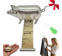 Antique-Inspired Pig Mini Tape Measure, Vintage Metal Pig Tape Measure for Sewing & Crafts, Retractable Animal Measuring Tape, Compact Pocket Size Tool for Tailors Quilters DIY Crafter (1 Pc)