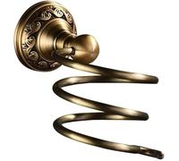 Antique Laiton Aluminium Ensemble D’Accessoires De Salle De Bain Crochet à Peignoir Porte-Papier Porte-Serviettes Porte-Serviettes Panier à Savon Salle De Bain Mon, Hair Dryer Rack
