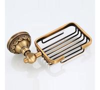 Antique Laiton Aluminium Ensemble D’Accessoires De Salle De Bain Crochet à Peignoir Porte-Papier Porte-Serviettes Porte-Serviettes Panier à Savon Salle De Bain Mon, Soap Basket