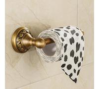 Antique Laiton Aluminium Ensemble D’Accessoires De Salle De Bain Crochet à Peignoir Porte-Papier Porte-Serviettes Porte-Serviettes Panier à Savon Salle De Bain Mon, Toilet Paper Holder