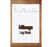 Antique Map Mileage Log Book: Old Paper Style | Track Mileage, Trips, Fuel & Maintenance | Vintage Travel Design | 6" x 9", 120 Pages