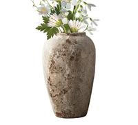 Antique Vase - Ceramic Desktop Decor - 11.42x7.09Vase Pot Table Centerpiece - For Interior Designers Collectors Apartment Dressing Table Mantel Bookshelf Window Sill Kitchen Living Room Bedroom Office