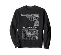 Antique Vintage WWII Walther P38 pour collectionneur d'armes Sweatshirt