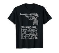 Antique Vintage WWII Walther P38 pour collectionneur d'armes T-Shirt