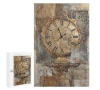 Antique Wall Clock Art Print Puzzle 1000 Pièces Educa Jouet en Bois Cadeau Unique Décoration Intérieure Jeu Éducatif Challenge Toy Adultes Et Enfants À Partir De 14 Ans 1000 PCS