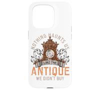 Antiques Collecting Antique Clock for Antique Collector Coque pour iPhone 15 Pro