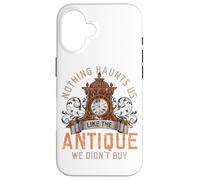 Antiques Collecting Antique Clock for Antique Collector Coque pour iPhone 16