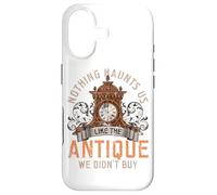 Antiques Collecting Antique Clock for Antique Collector Coque pour iPhone 17