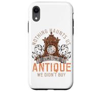 Antiques Collecting Antique Clock for Antique Collector Coque pour iPhone XR