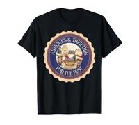 Antiquités et Thrifting pour Le Meilleur médaillon Rouge, Blanc, Bleu T-Shirt