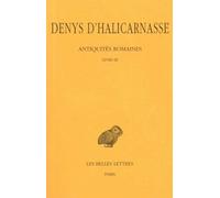 Antiquités Romaines - Tome 3, Livre Iii