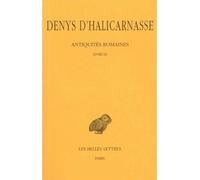Antiquités Romaines - Tome 3, Livre Iii