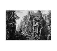 Antiquities Of Rome Appian Way From Le Antichita Romane By Giovanni Impression sur toile pour la maison, l'école, le bureau, sans cadre, 60 x 90 cm