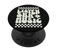 Antiraciste Ska Punk 2 Tons Échecs à Carreaux OI Rude Boy PopSockets PopGrip Adhésif