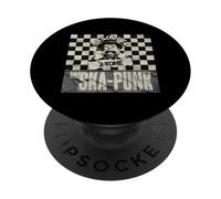 Antiraciste Ska Punk 2 Tons Échecs à Carreaux OI Rude Boy PopSockets PopGrip Adhésif