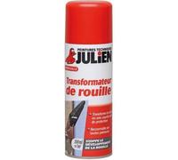 Julien Peinture Stop'Rouille Aérosol - Transformateur de Rouille - Noir 200ml
