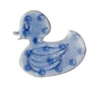 ANTISCIVOLO IN GOMMA PER PIATTI DOCCIA A FORMA DI PAPERA COLORE BLU