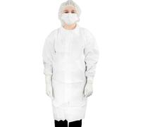 Antistat 600-5003E Veste de laboratoire antistatique jetable Taille du vêtement: L blanc