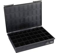 antistatique (ESD) raaco ESD Assorter 4-32 Mallette de rangement (L x l x H) 338 x 260 x 57 mm Nombre de compartiments: 32 séparations fixes Contenu 1 pc(s)