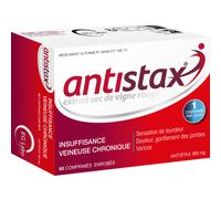 Antistax 360mg Insuffisance Veineuse Chronique Jambes Lourdes Vigne Rouge 60 Comprimés