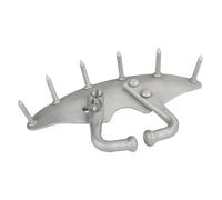 Antitéteur en aluminium Kerbl Krause Gris 14,5 cm