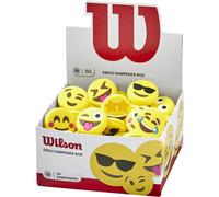Wilson Antivibrateurs motif Emoji – Lot de 50 Jaune/Noir WR8404901001