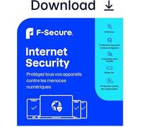 Antivirus - F-SECURE - Internet Security - 1 An - 3 Appareils - Téléchargement