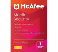 Antivirus - MCAFEE - Mobile Security 2026 - 1 Mobile - 1 An - Version Téléchargement