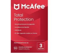 Antivirus - McAfee Total Protection 2025 - (3 Appareils - 1 An)