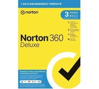Antivirus - SYMANTEC - Norton 360 Deluxe 2025 - 1 An - 3 Appareils - Téléchargement