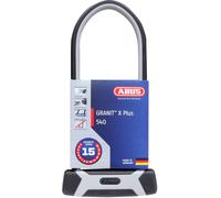 Antivol à arceau ABUS Granit XPlus 540 - Antivol à vélo avec cylindre XPlus - niveau de sécurité ABUS 15 - noir/gris - hauteur d'anse 300 mm