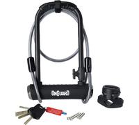 Antivol à arceau OnGuard Pitbulll DT 8005X 115 x 230mm, Ø 14mm, avec câble et support, noir