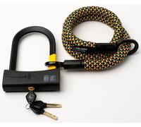 Antivol à arceau Texlock avec câble textile Eyelet Bauhaus Edition M - 120cm D-lock