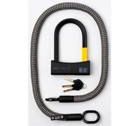 Antivol à arceau Texlock avec câble textile Eyelet electric / gris M - 120cm D-lock