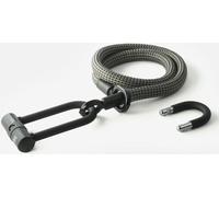 Antivol à arceau Texlock avec câble textile Eyelet electric / gris U/X -lock M - 120cm