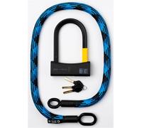 Antivol à arceau Texlock avec câble textile Eyelet morpho / bleu M - 120cm D-lock