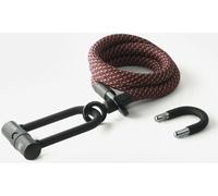 Antivol à arceau Texlock avec câble textile Eyelet U/X -lock chateau / rouge 160 cm