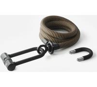 Antivol à arceau Texlock avec câble textile Eyelet U/X -lock wild / chanvre 160 cm