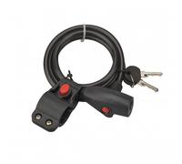 Antivol à câble - 8 mm - longueur 1,50 m - à clé - avec support FTH THIRARD