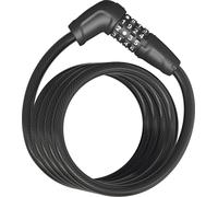 Antivol à câble ABUS Tresor 6512C/180 - Antivol compact à code pour les deux-roues bon marché ou comme deuxième antivol - 12 mm - Niveau de sécurité ABUS 4 - Noir