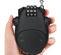 Antivol À Câble, Compact, Portable, Avec Câble En Acier De 80 Cm, Anti-Coupure, Anti-Curiosité, Ne Nuit Pas À La Voiture Ou Aux Mains, Convient Pour Vélos, Motos, Bagages
