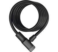 Antivol à câble spiralé ABUS Primo 5510K/180 - Antivol vélo en câble flexible de 10 mm - niveau de sécurité ABUS 3 - longueur 180 cm - Noir