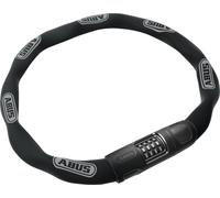 Antivol à chaîne ABUS 8808C - serrure à combinaison stable en acier spécialement durci - chiffres bien lisibles avec cache - niveau de sécurité ABUS 9 - 110 cm - noir