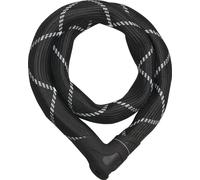 Antivol à chaîne ABUS Iven Chain 8210 - Antivol vélo en acier trempé - avec gaine en fibres synthétiques - niveau de sécurité ABUS 10 - 140 cm - noir